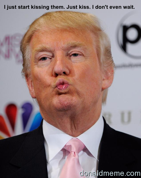 Kissy Face Trump
