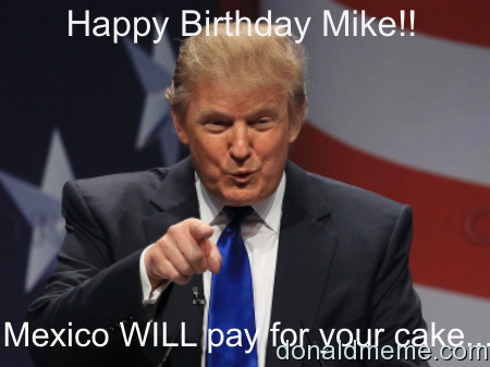 Trump Birthday Cake 
