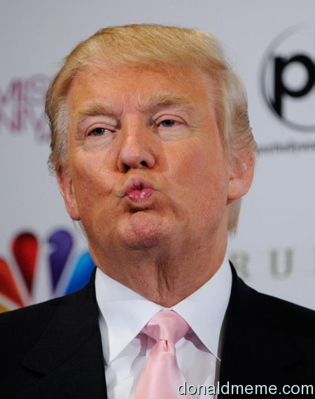smooches from Donald