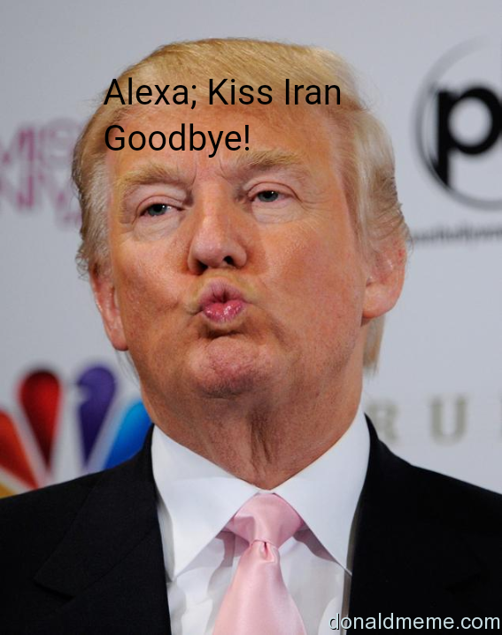 Alexa Kiss Iran Goodbye 